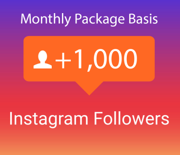 1000 Instagram Followers Monatspaket Basis (30 Tage)