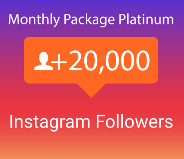 20000 Instagram Followers Monatspaket Platinum (30 Tage)
