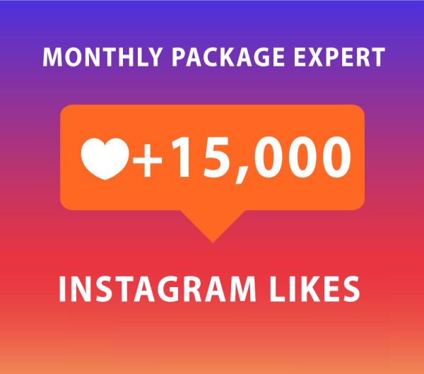 15000 Instagram Likes Monatspaket Expert (30 Tage)