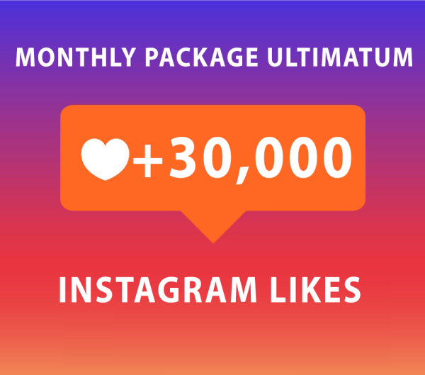 30000 Instagram Likes Monatspaket Ultimatum (30 Tage)